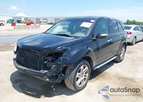 2009 Acura Mdx Technology Package from USA, damaged, VIN 2HNYD284X9H510367